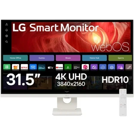 LG 32U721SA-W Monitor Inteligente 32 Pulgadas 4K UHD Blanco LG 32U721SA-W Monitor Inteligente 32 Pulgadas 4K UHD Blanco